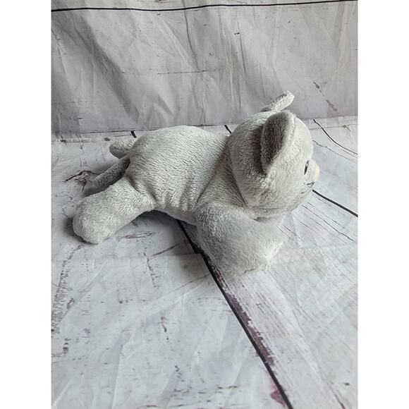 Melissa and Doug Gray Kitty Cat Plush Lovey Stuffed Animal Soft Laying Toy 9inch - Picture 3 of 7